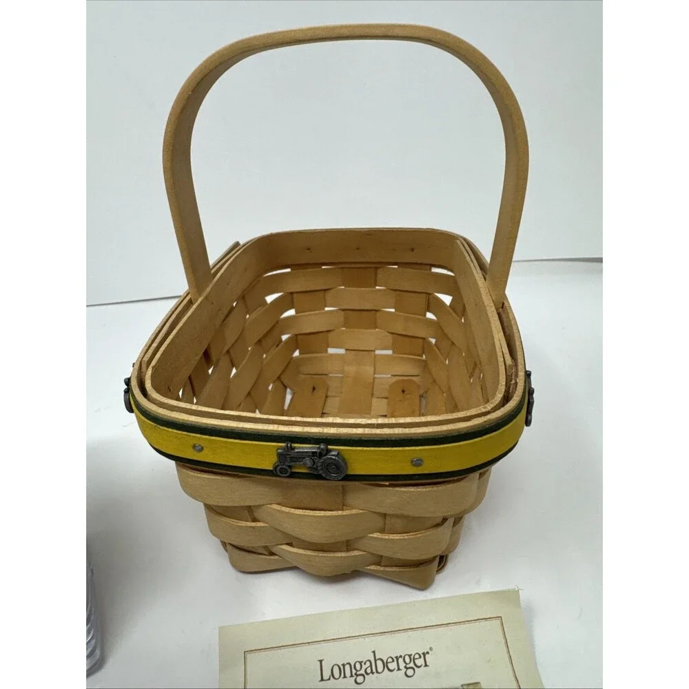 John Deere Tractor Longaberger Basket Liner Serving Solutions Protector Tea 2006